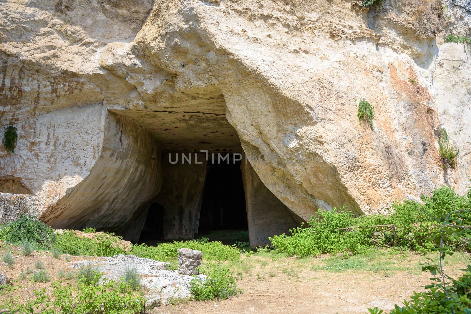 Grotta dei Cordari in Neapolis Archaeological Park in Syracuse by mkos83