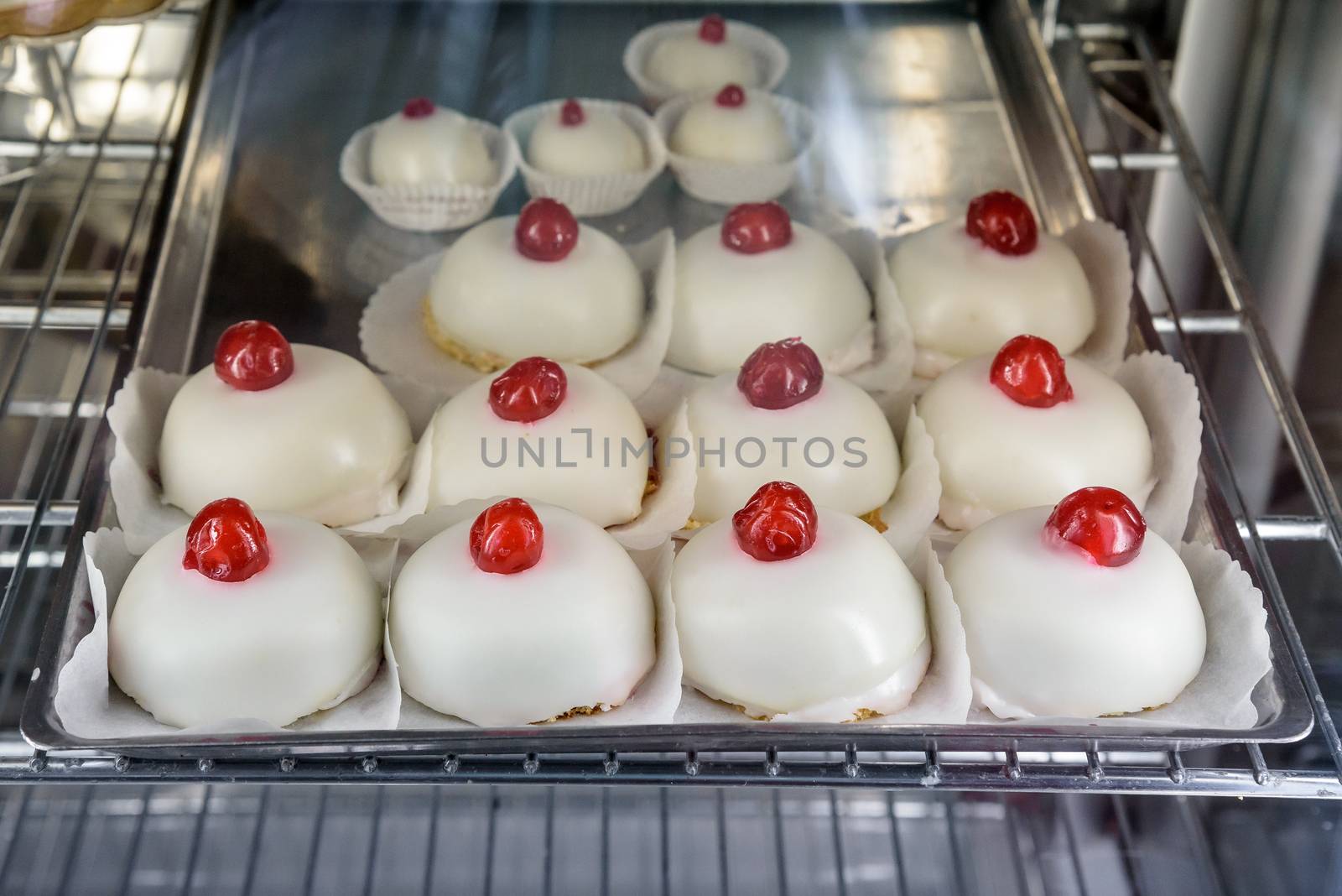 Minne di Sant'Agata, a typical Sicilian sweet shaped as a breast, representing the cut breasts of Saint Agatha