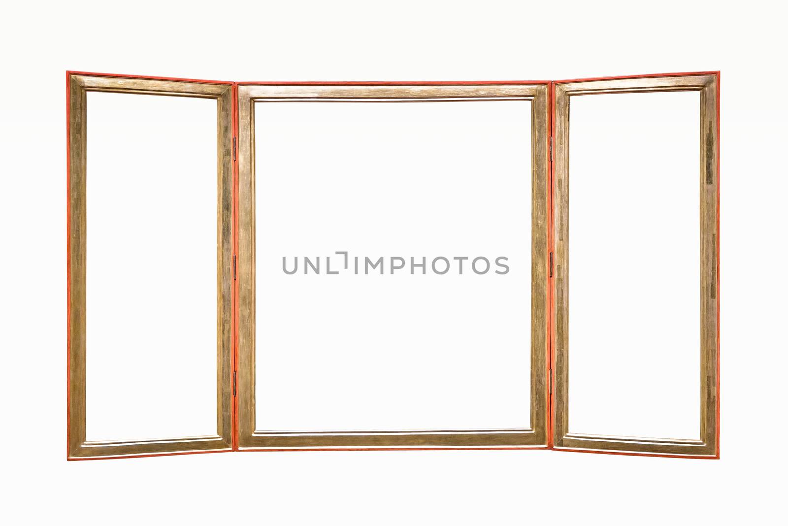 Triple wooden picture frame by mkos83