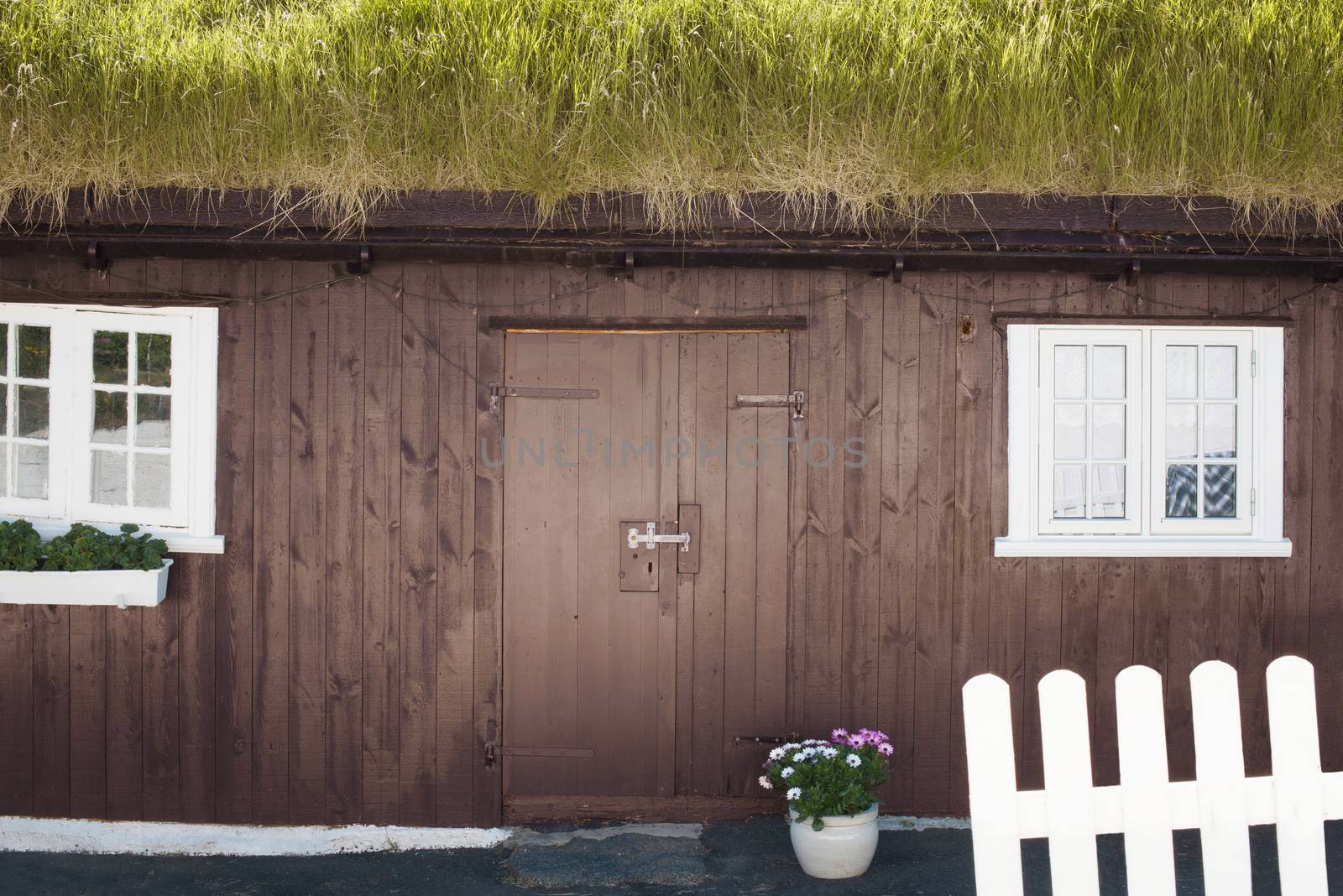 Grass-roofed House  Faroe Islands by dani3315