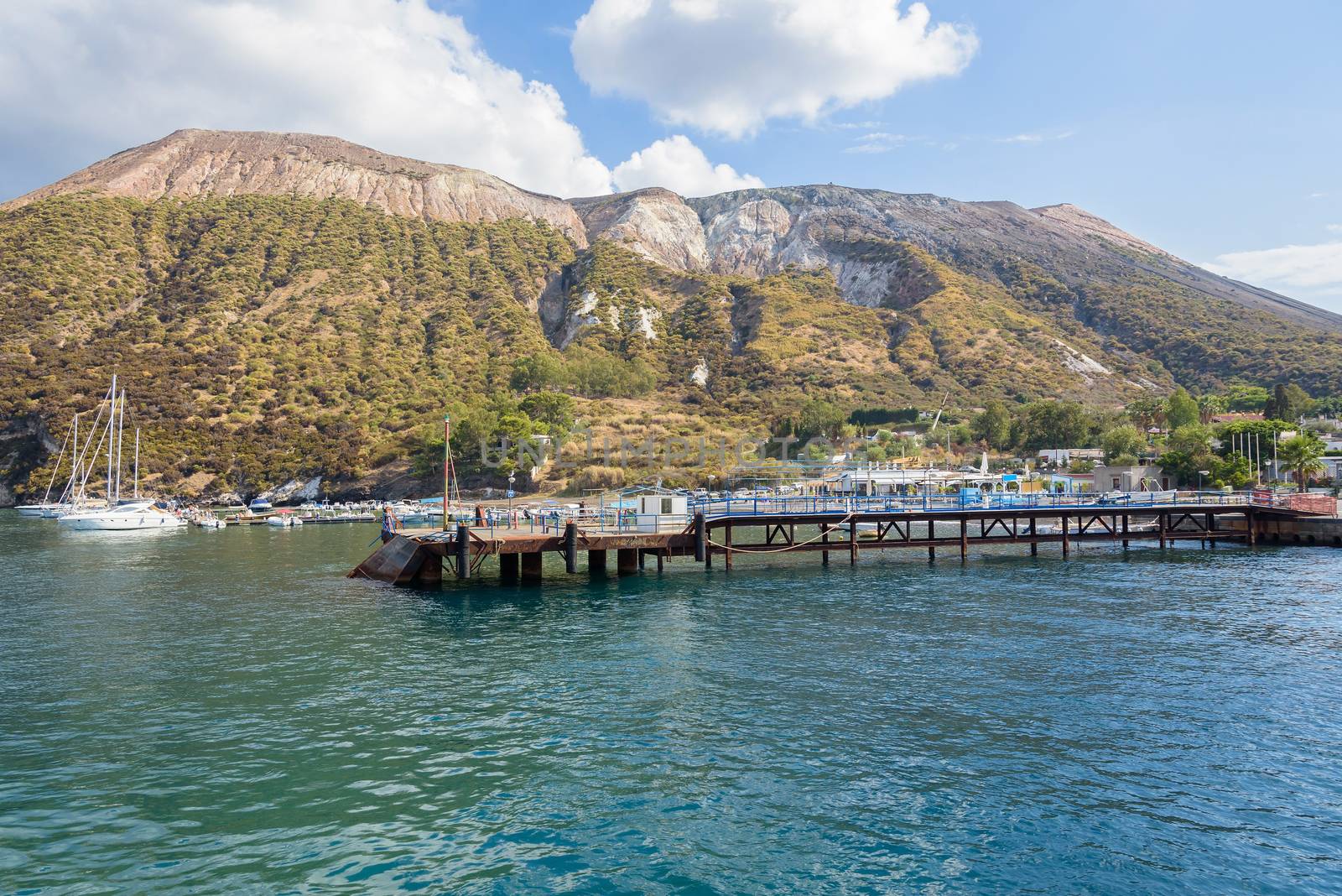 Port on Vulcano Island by mkos83