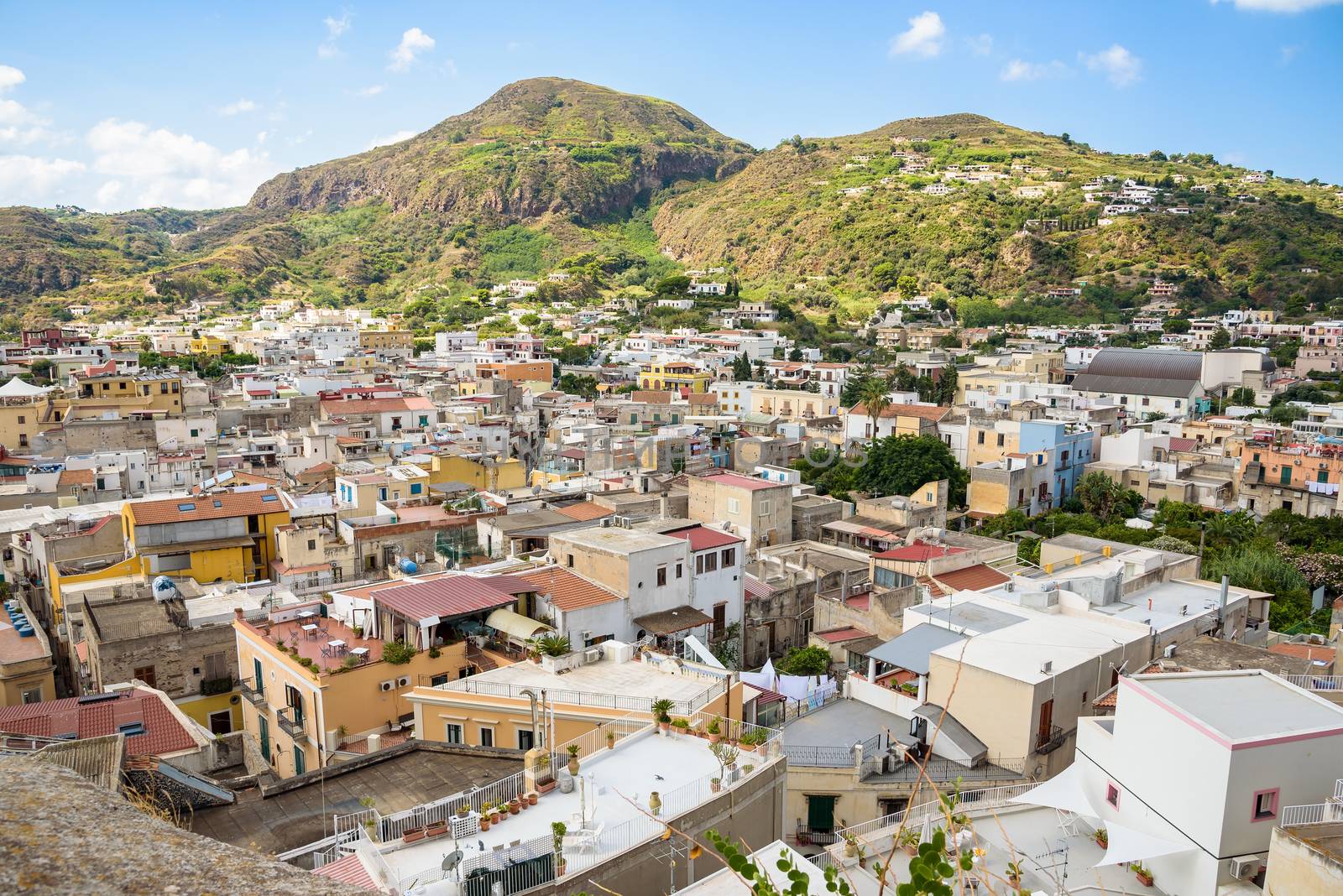 Rooftops of Lipari town by mkos83