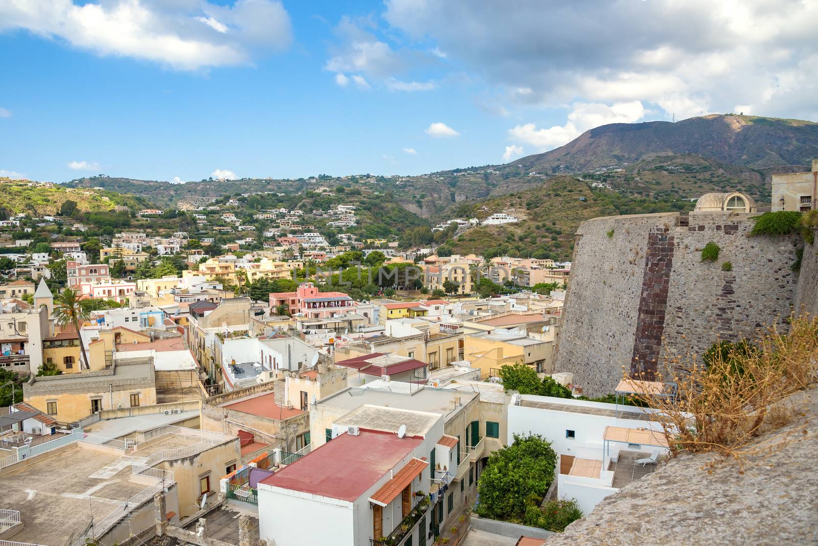 Rooftops of Lipari town by mkos83