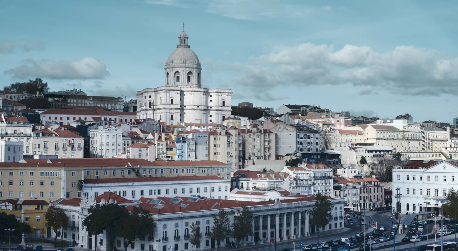 Valletta skyline with the St. Pauls Cathedral