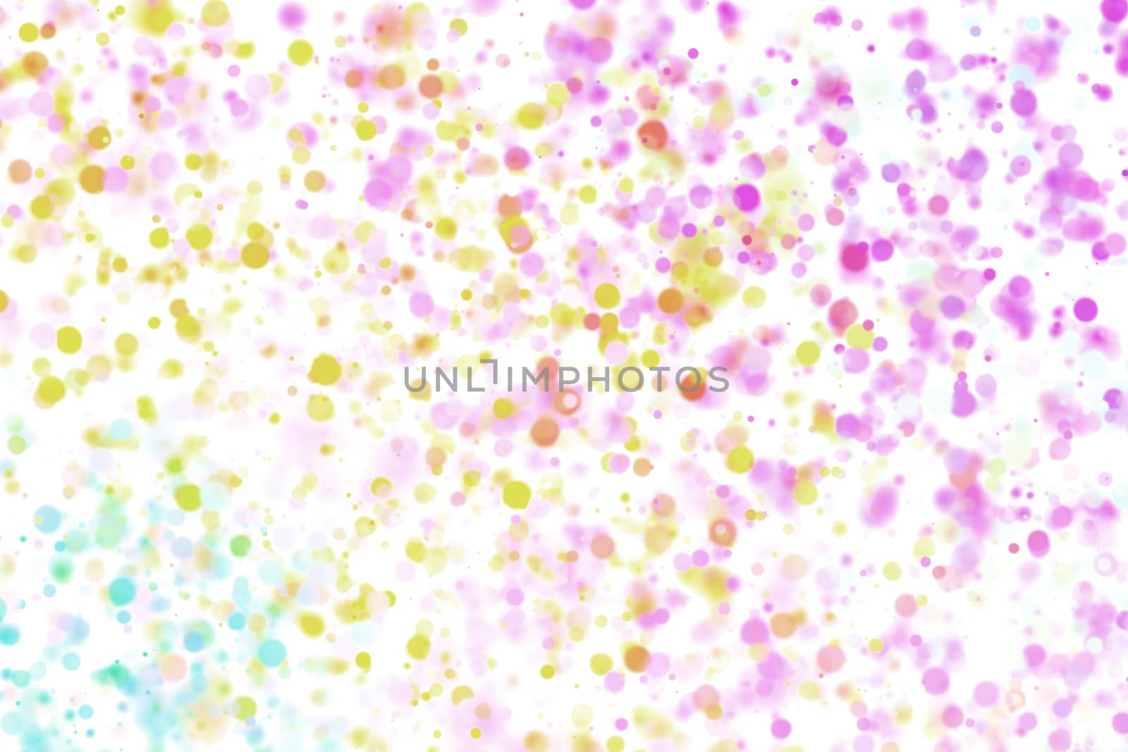 Abstract background with soft and pastel color spots on white background