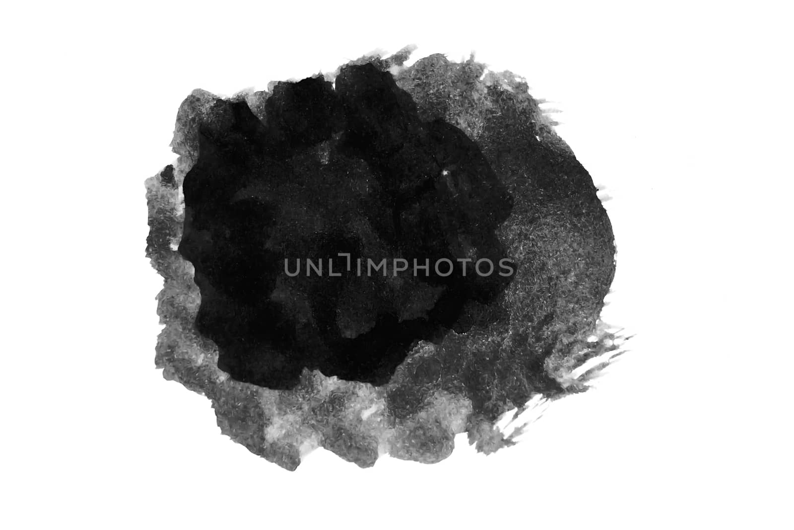Abstract Ink Paint isolate on background by draftseptember