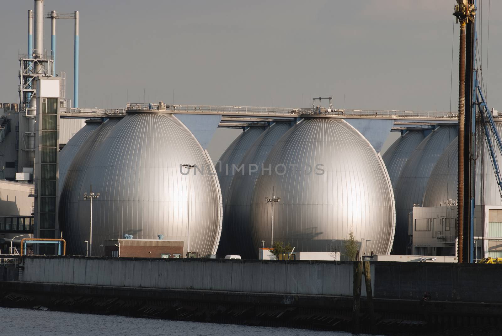 Storage tanks in Oil Depot by dani3315