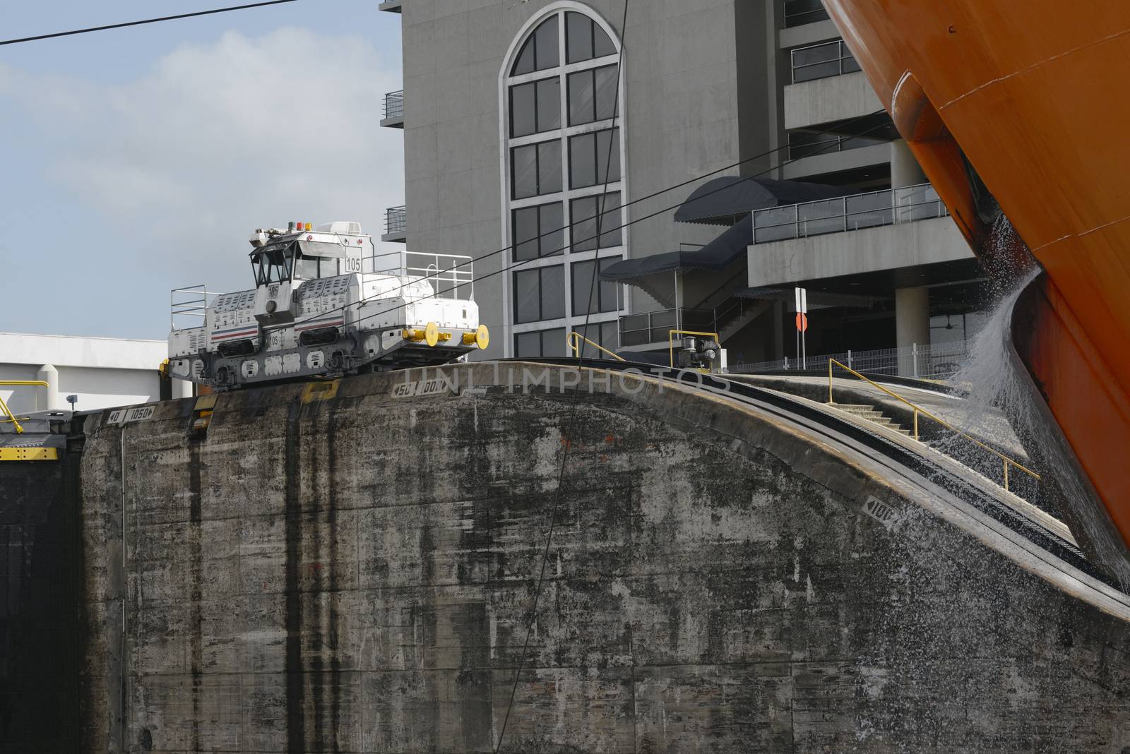 Miraflores Locks at Panama Canal, Panama