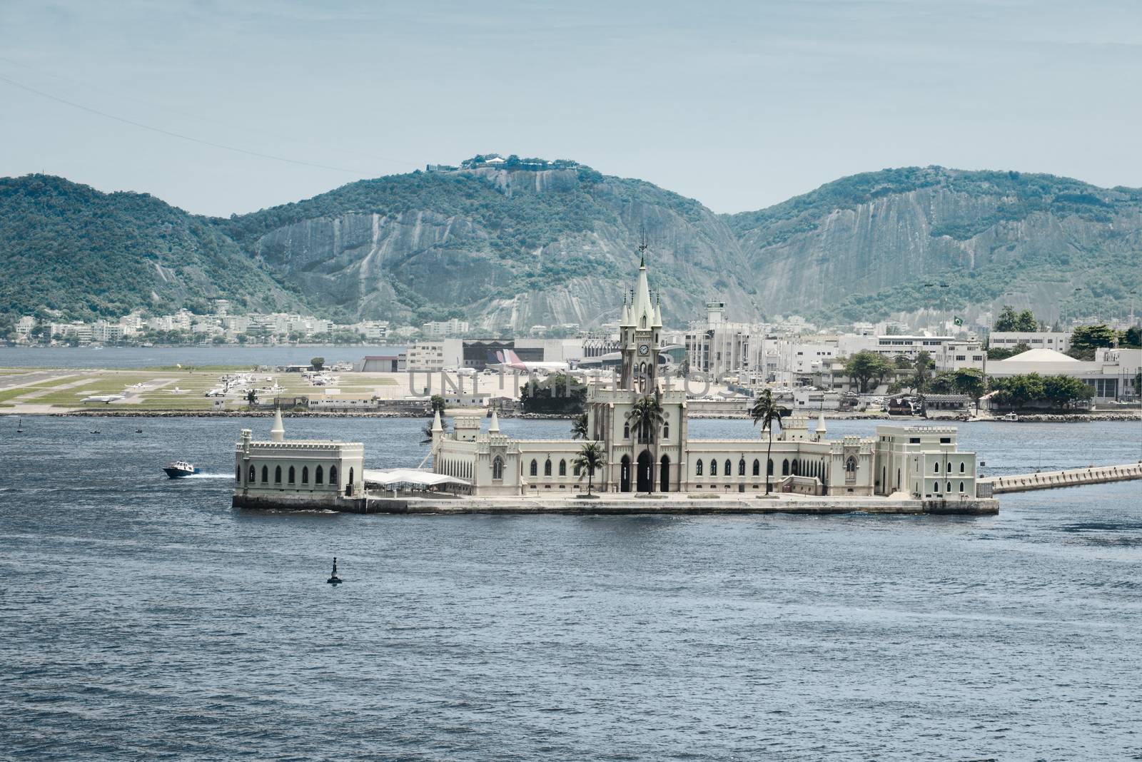 Palace on Ilha Fiscal in the harbour of Rio de Janeiro, Brazil