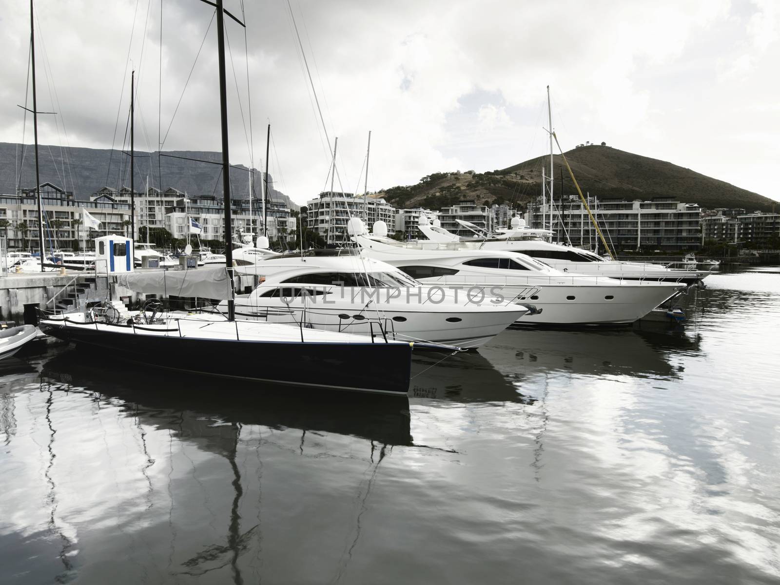 Table Bay And Waterfront Marina, Cape Town, South Africa by dani3315