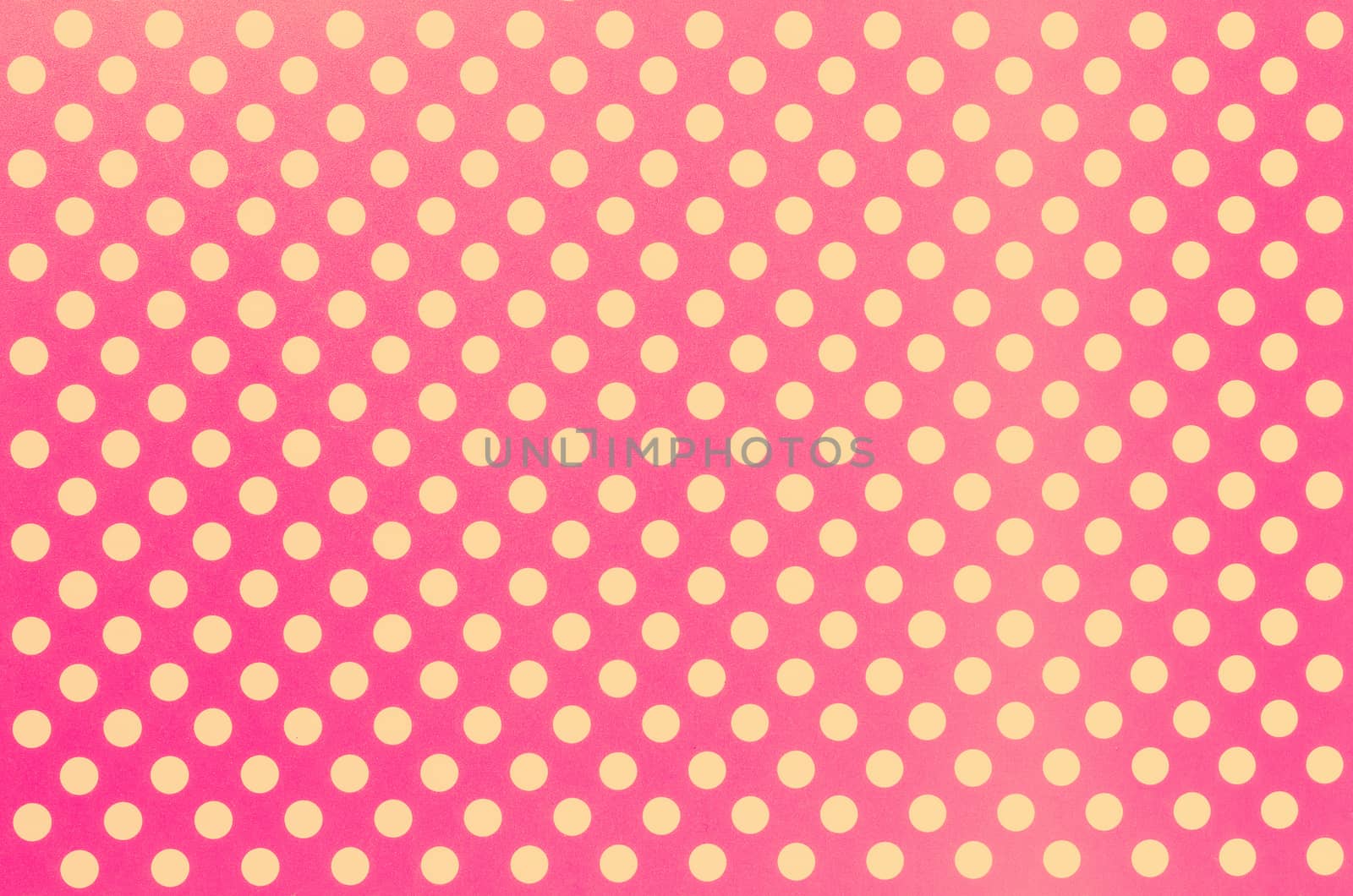 Abstract polka dot on pink background, vintage and retro style