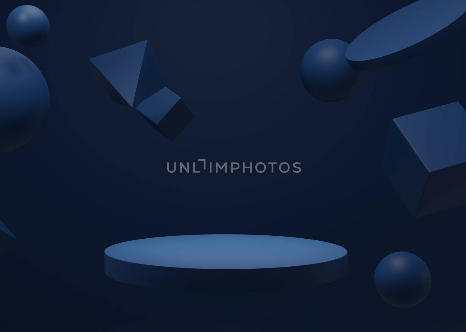 Mock up background/backdrop in minimal illustration design by bkneung