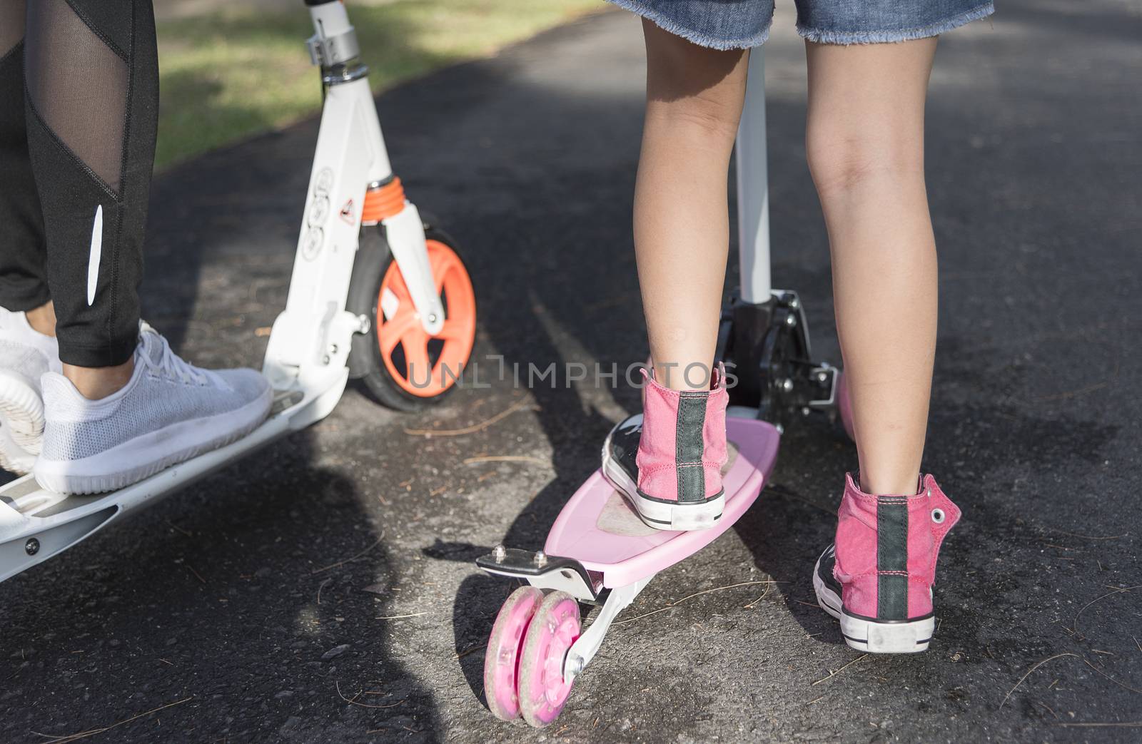 Child on a Scooter