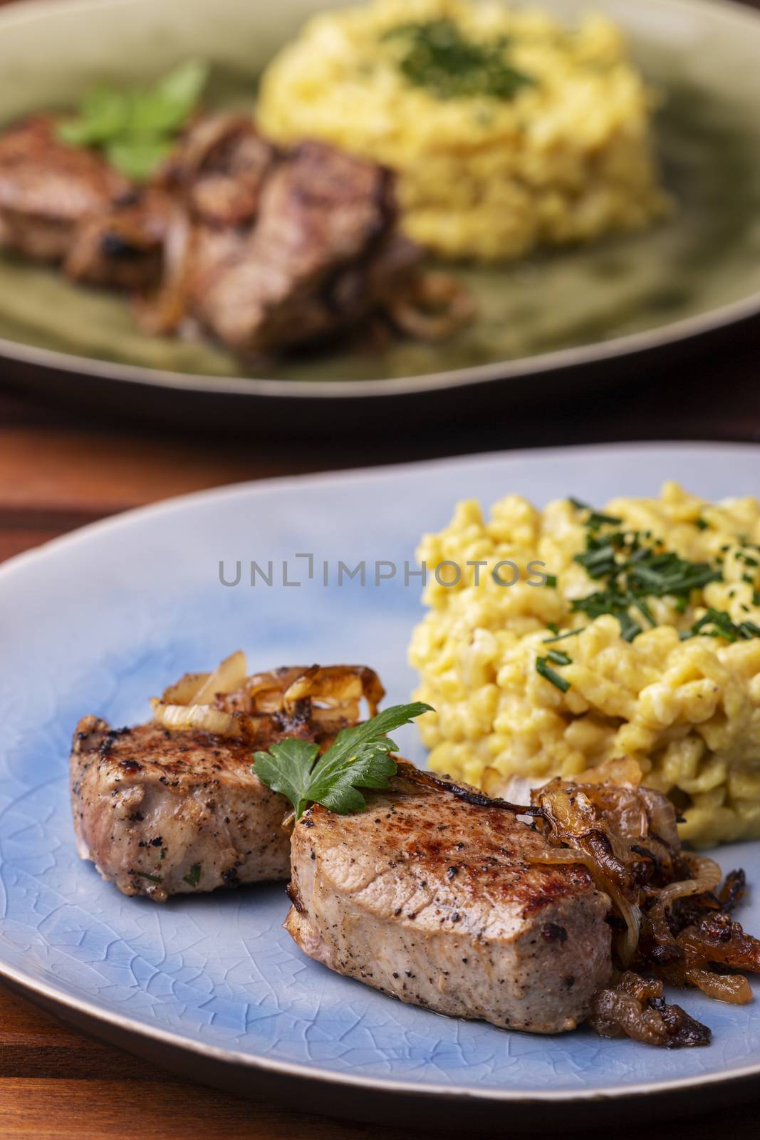 fillet and spaetzle by bernjuer
