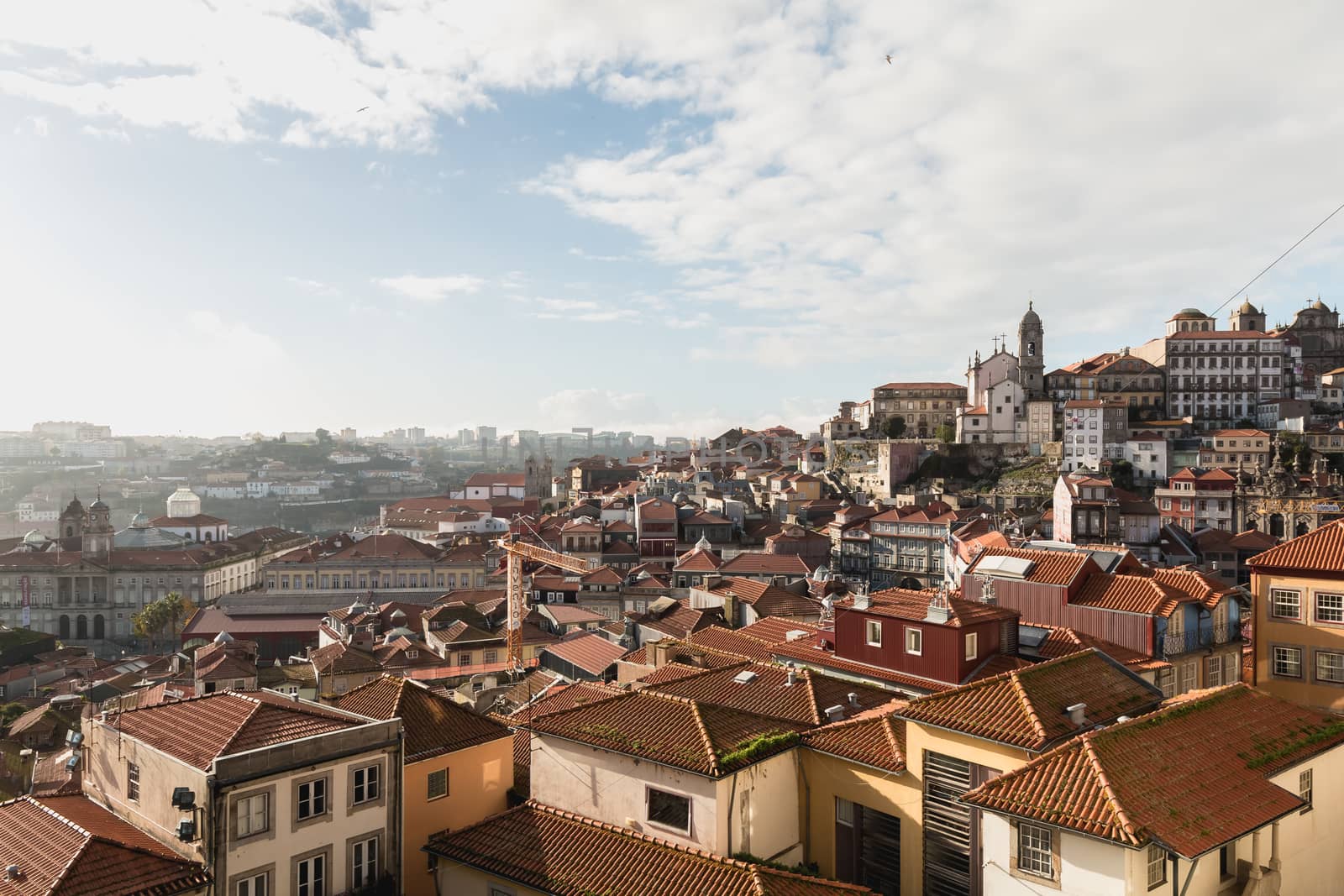 View of the typical architecture of the historic city center of  by AtlanticEUROSTOXX