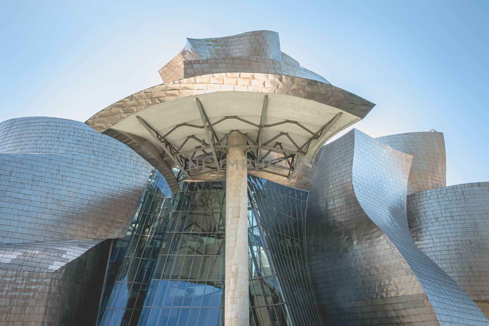 detail of the Guggenheim museum in Bilbao by AtlanticEUROSTOXX
