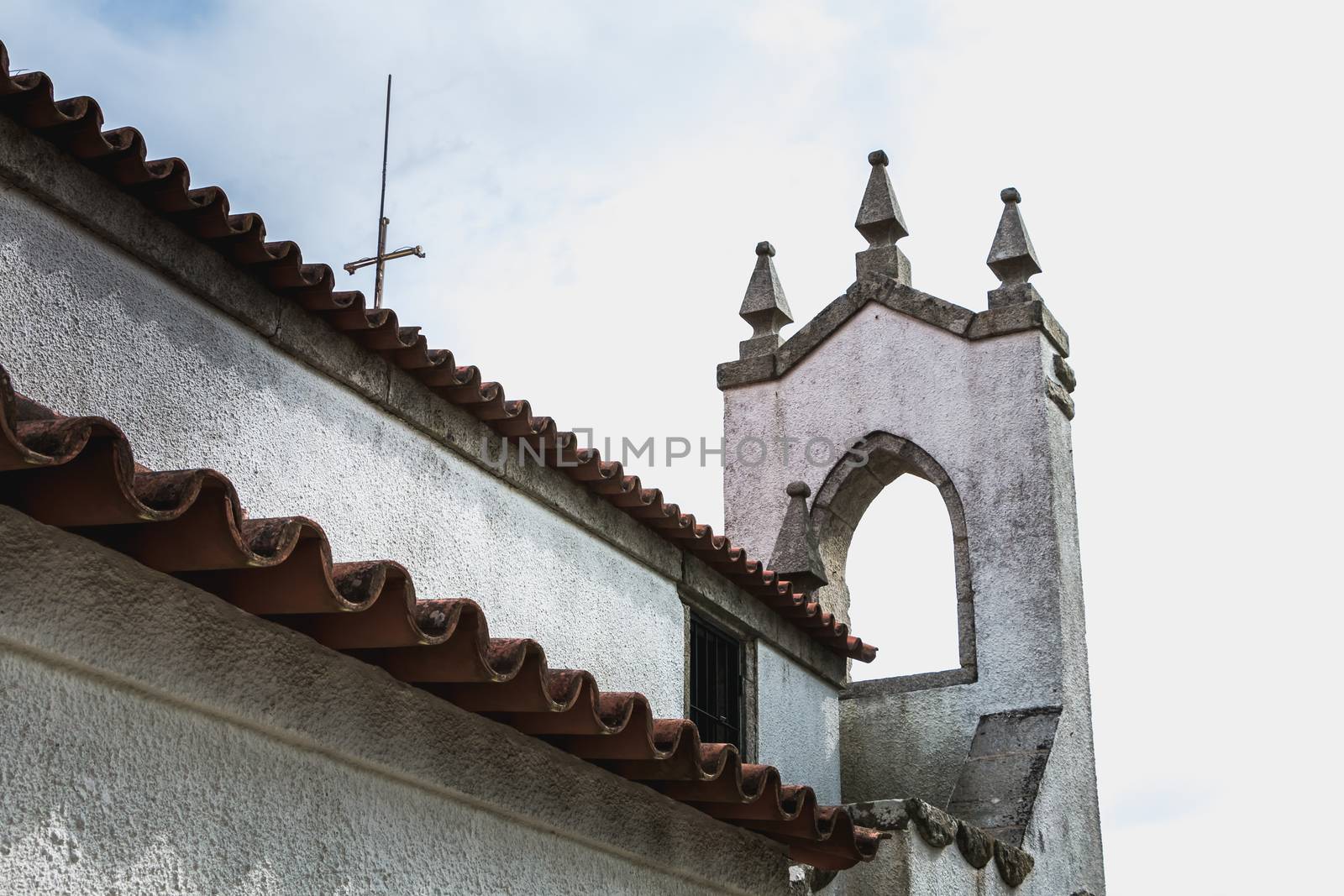 Architecture detail of the chapel of S. Lourenco near Esposende by AtlanticEUROSTOXX