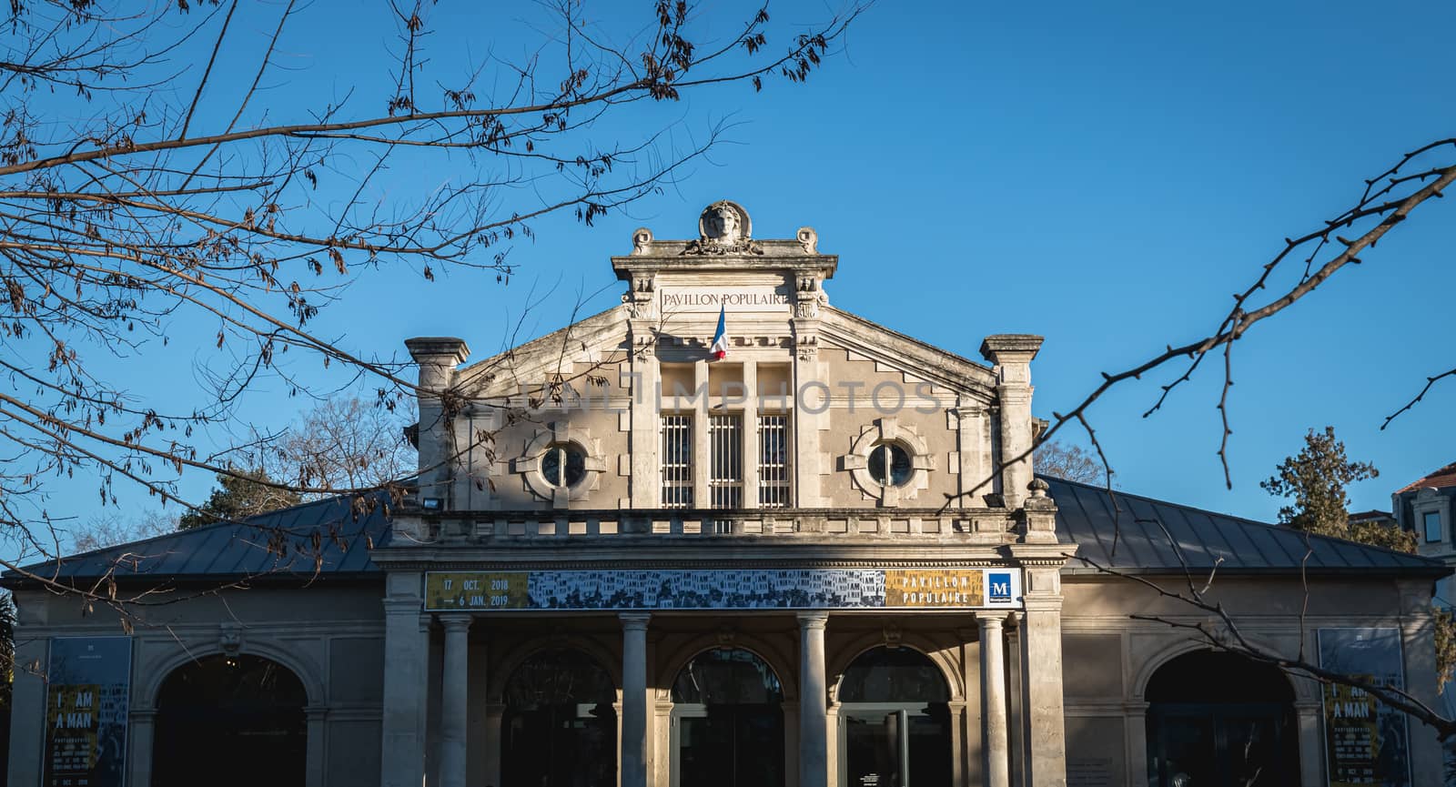 architectural detail of the popular pavilion in Montpellier by AtlanticEUROSTOXX