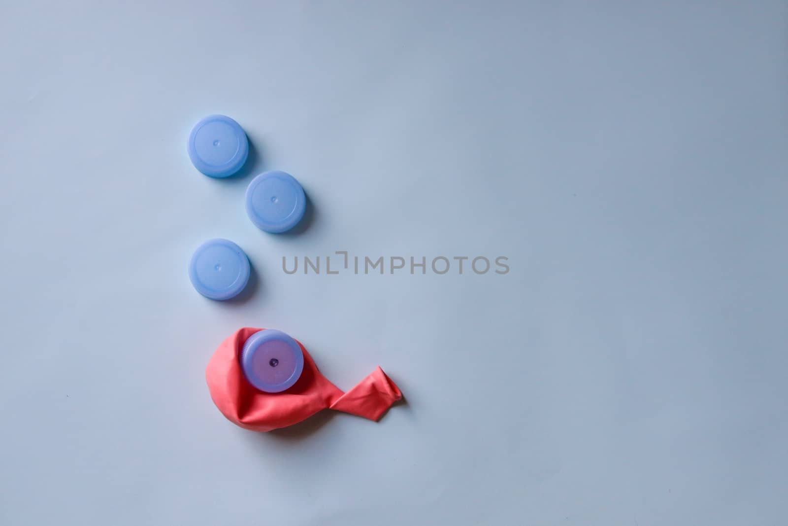 Conceptual still life photo showing the effects of plastic pollution on our oceans and the planet by Sonnet15