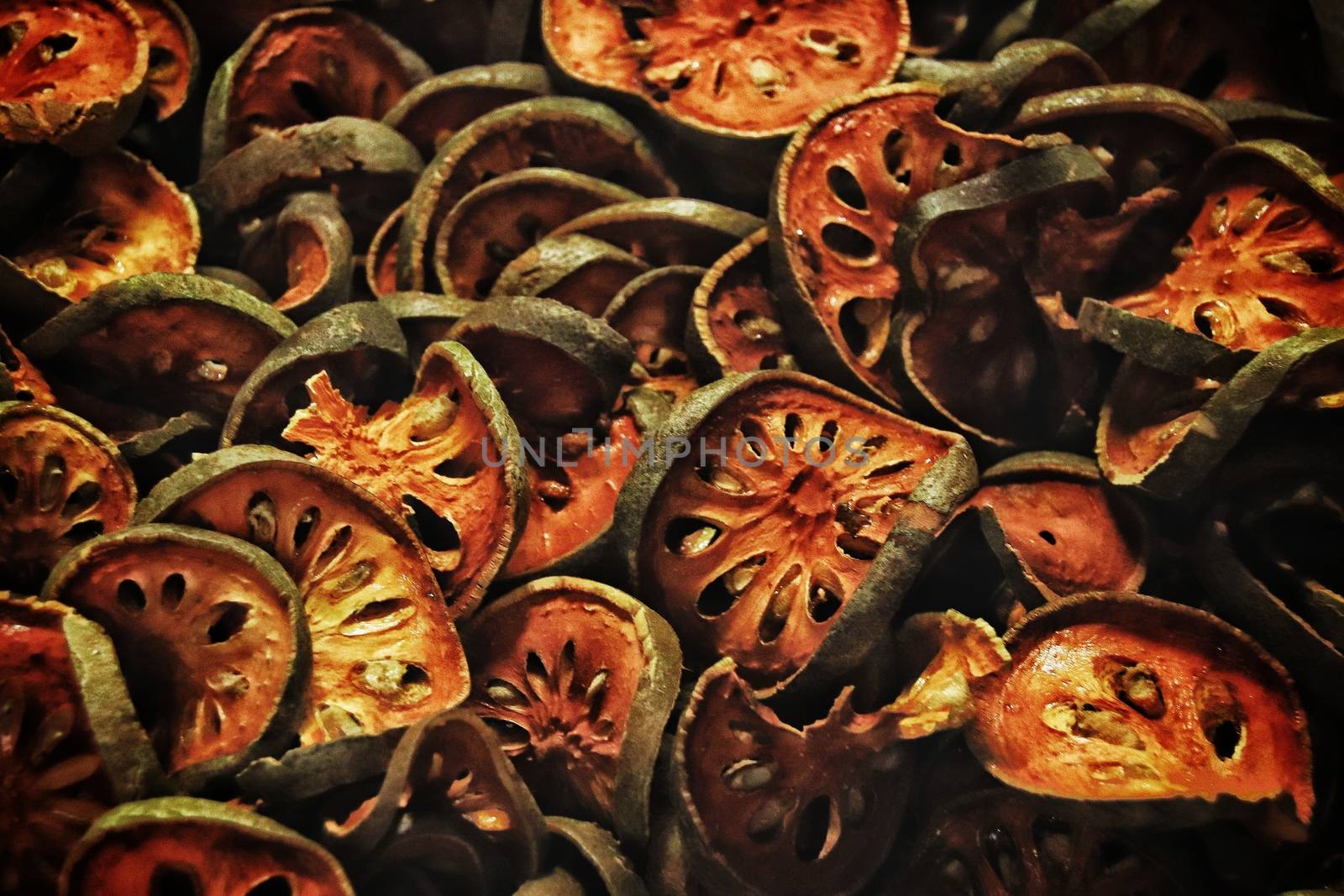 Dried Bael Fruit by Sonnet15