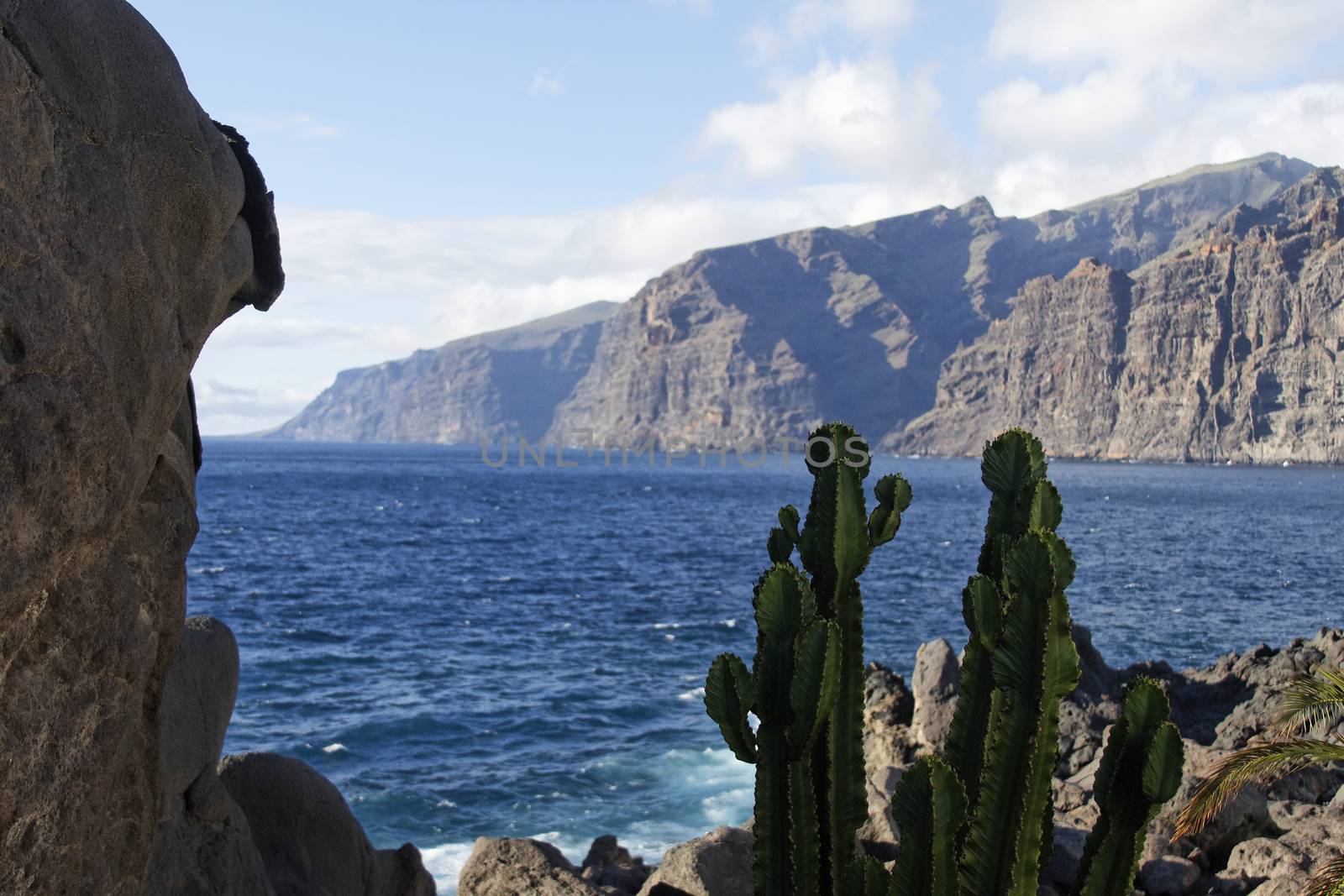 Los Gigantes - a cliff at tenerife