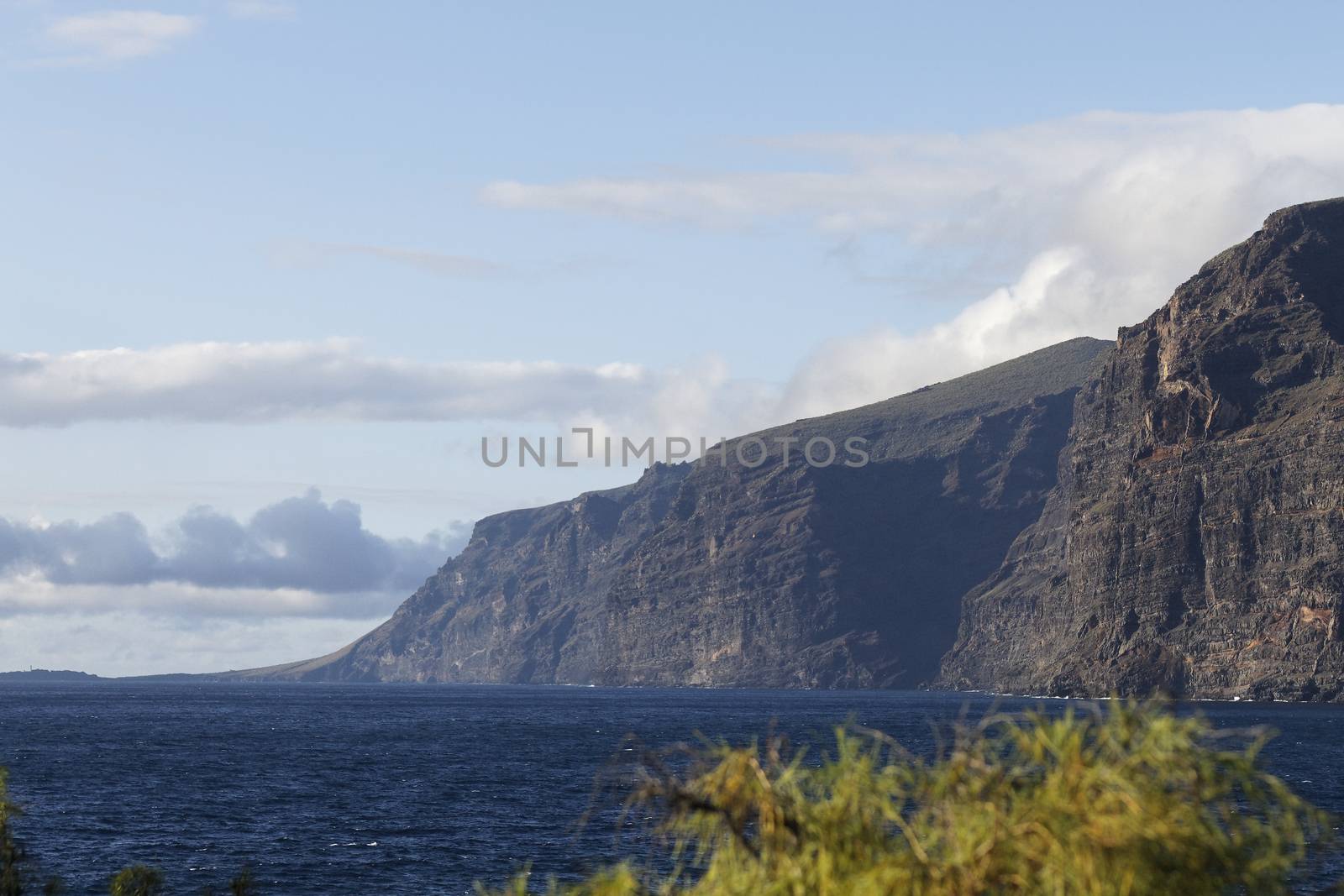 Los Gigantes - a cliff at tenerife