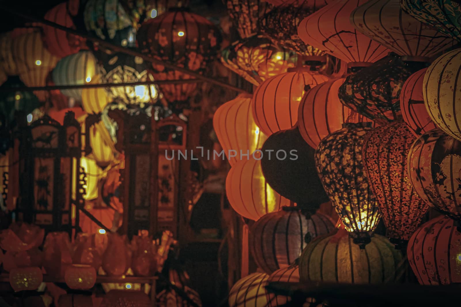 Famous lanterns of Hoi an City during the Lantern Festival