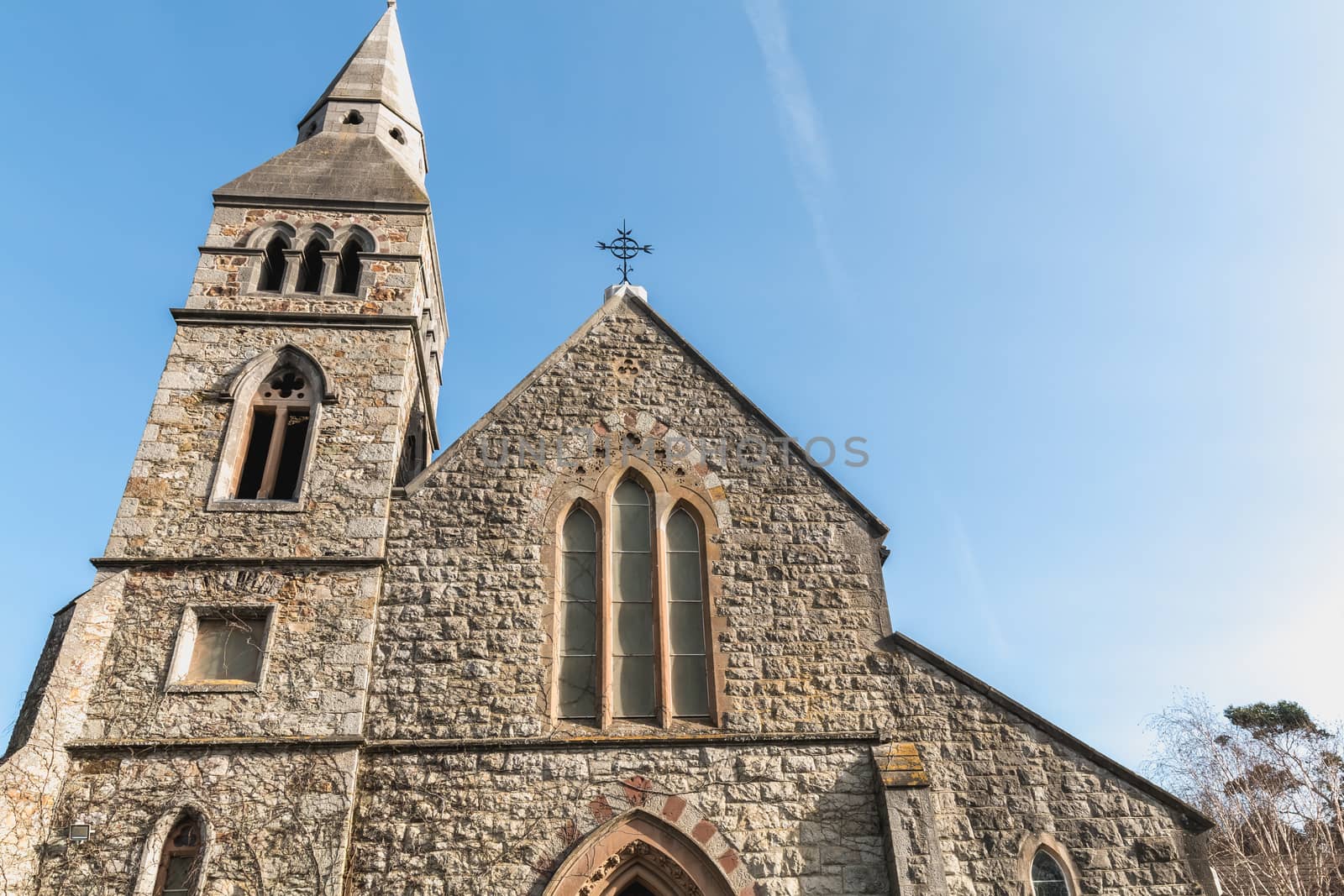 architectural detail of St. Mary s Anglican Church in Howth, Ire by AtlanticEUROSTOXX