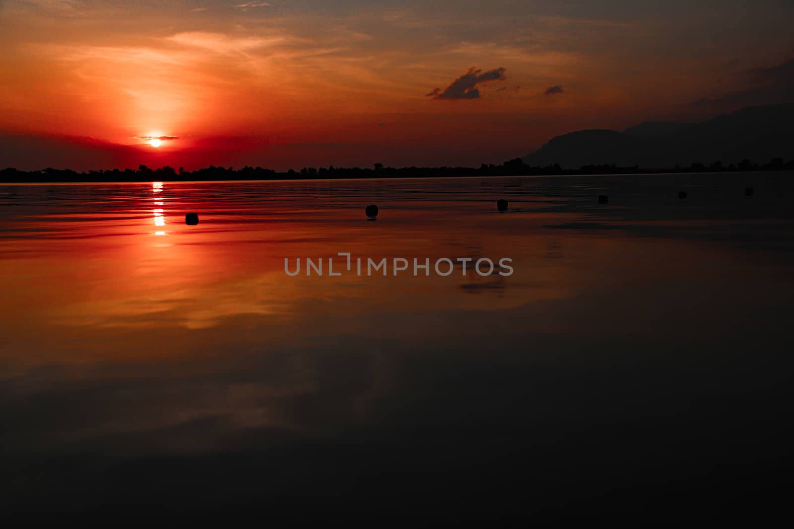 Summer red sunset by Sonnet15
