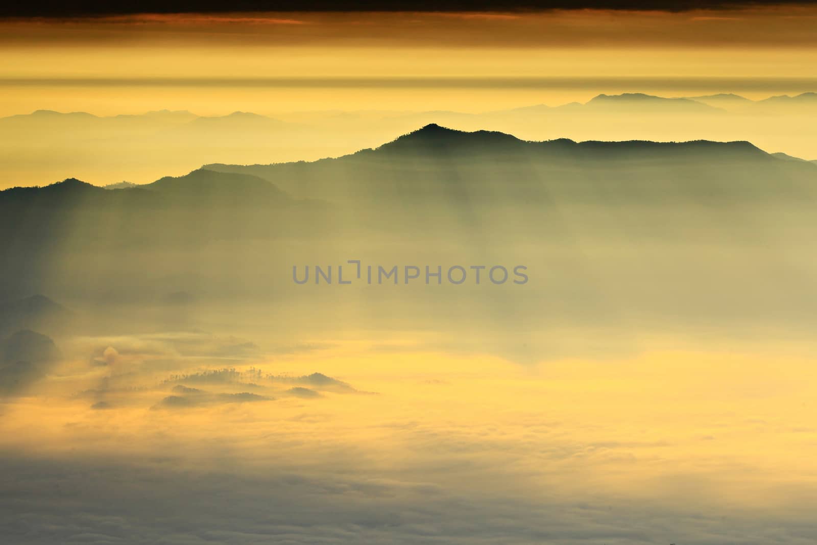 Nature and scenic views of the Doi Luang Chiang Dao Mountain in Chiang Dao Wildlife Reserve Chiang Mai Province, Thailand