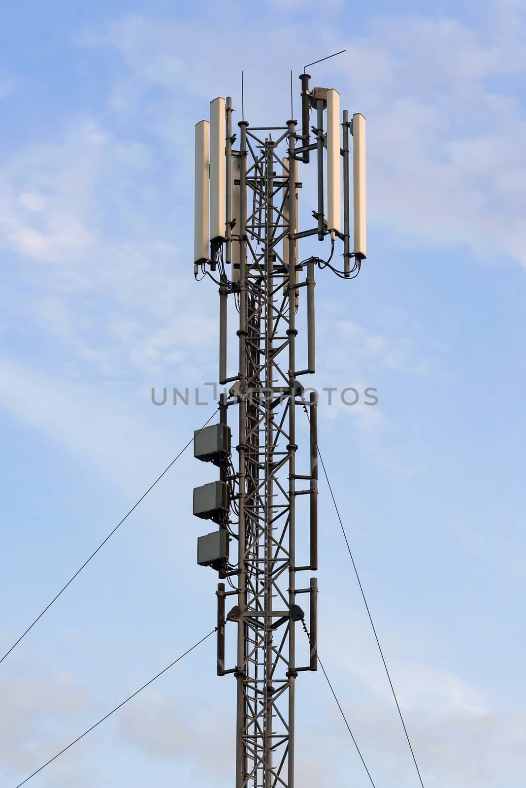 Cellular base station with panel antennas by mkos83