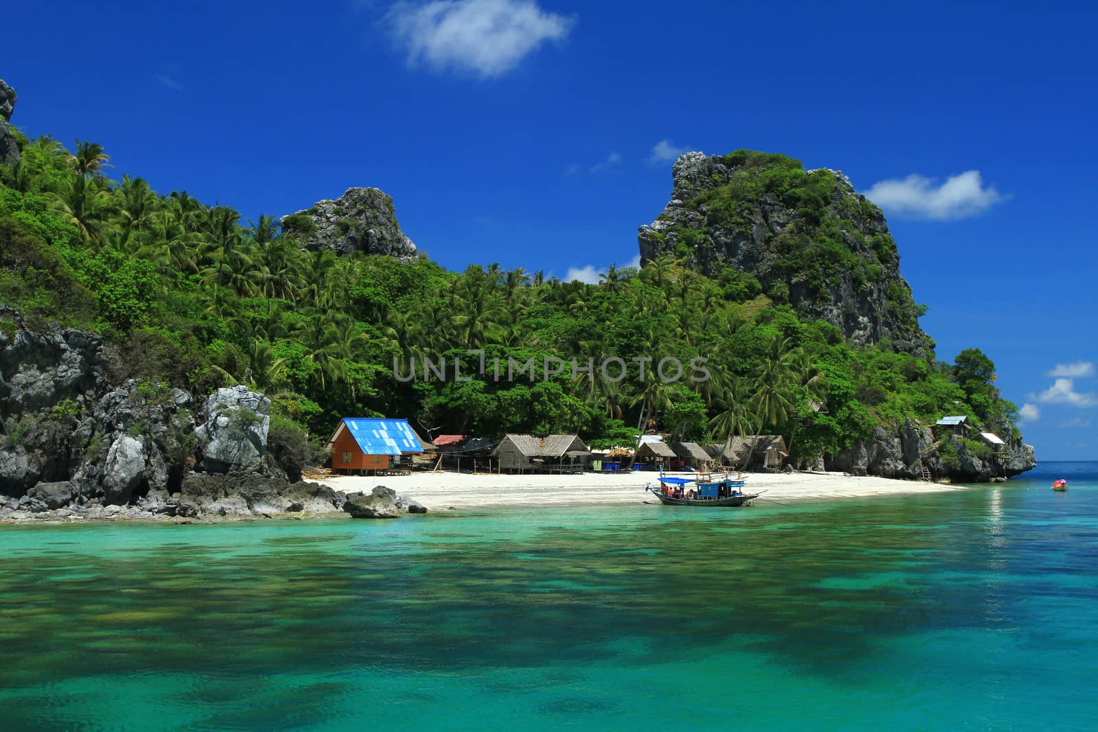 Koh langka Jew Island in mu koh chumphon National Park & marine reserves islands. Chumphon, Thailand