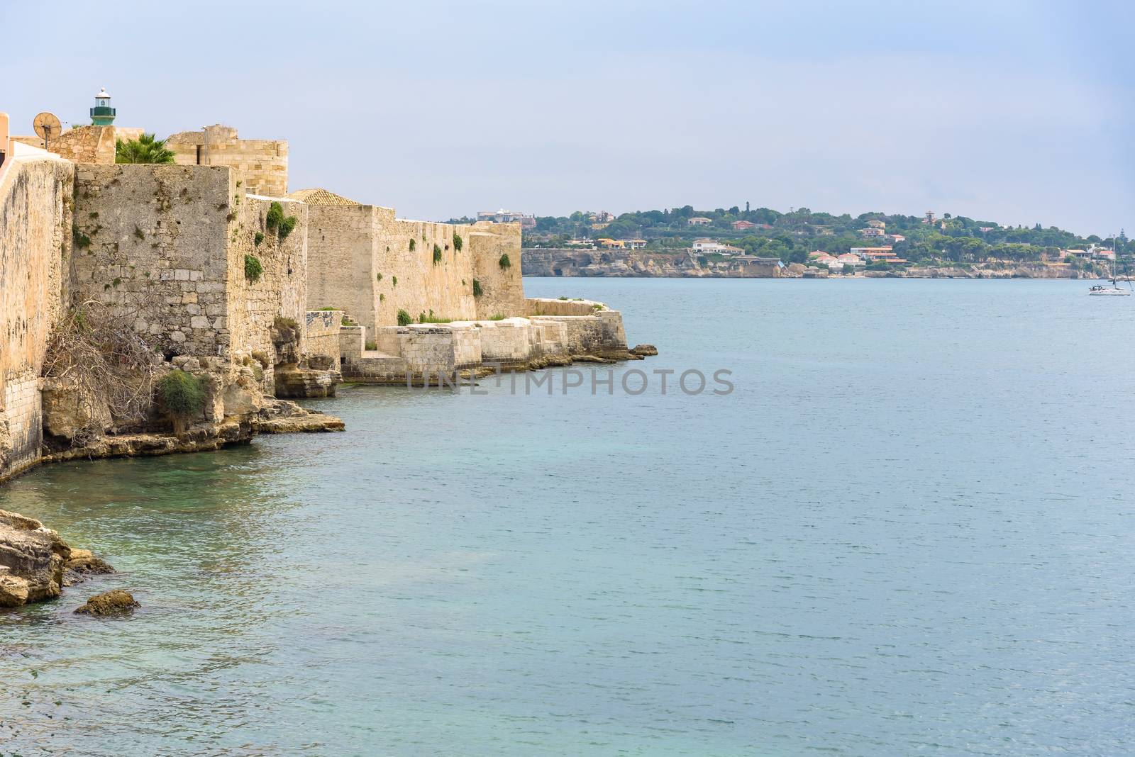 Waterfront of Ortygia Island in Syracuse by mkos83