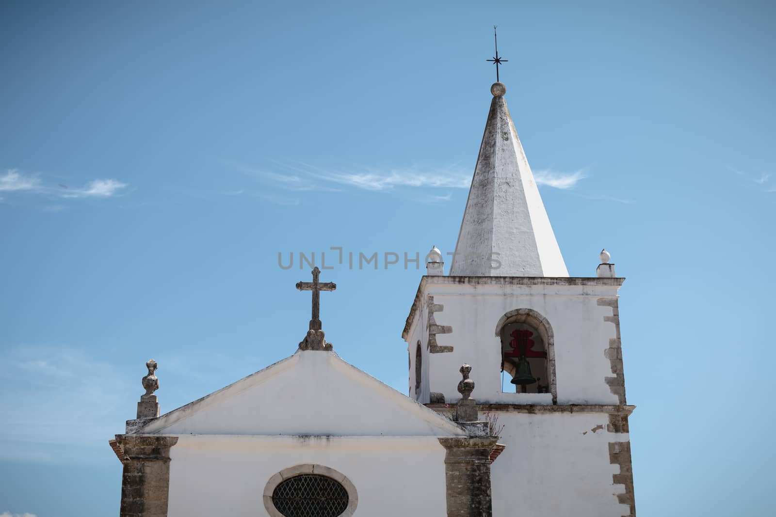 Architecture detail of St. Mary s Church  in obidos, Portugal by AtlanticEUROSTOXX