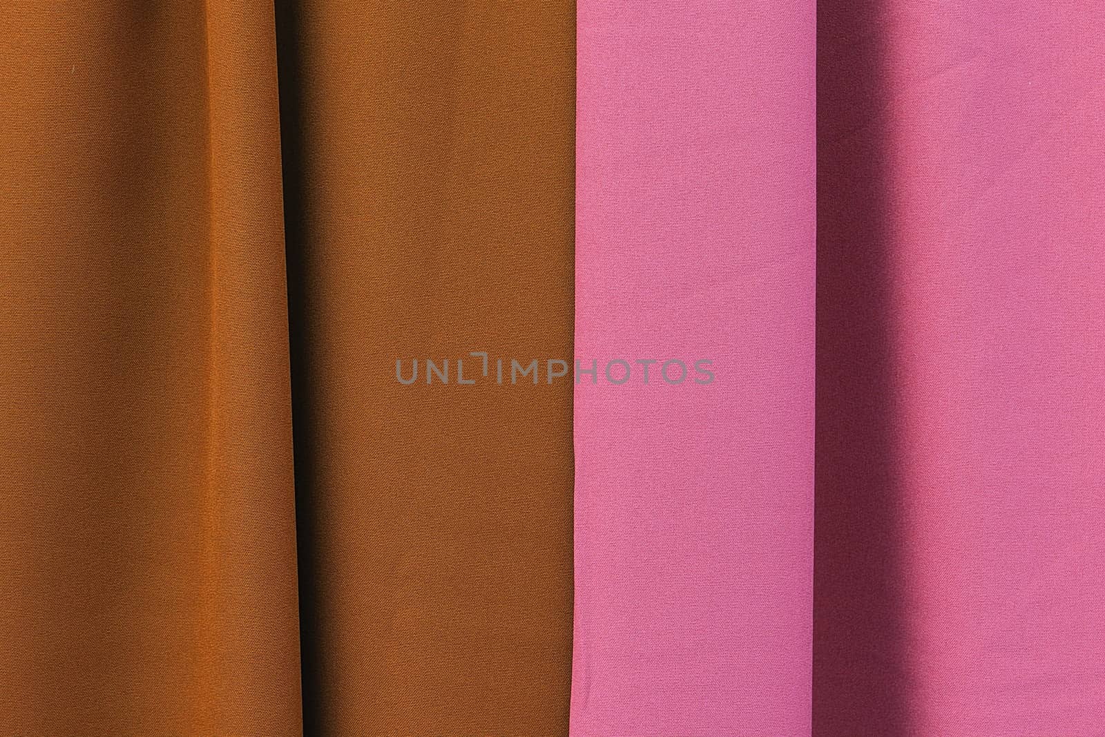 Detailed close up view on samples of cloth and fabrics in differ by MP_foto71