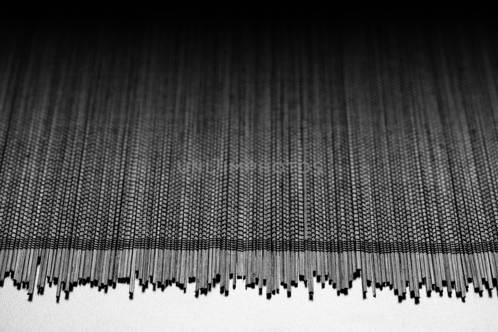 abstract texture of black bamboo mat for graphic design.