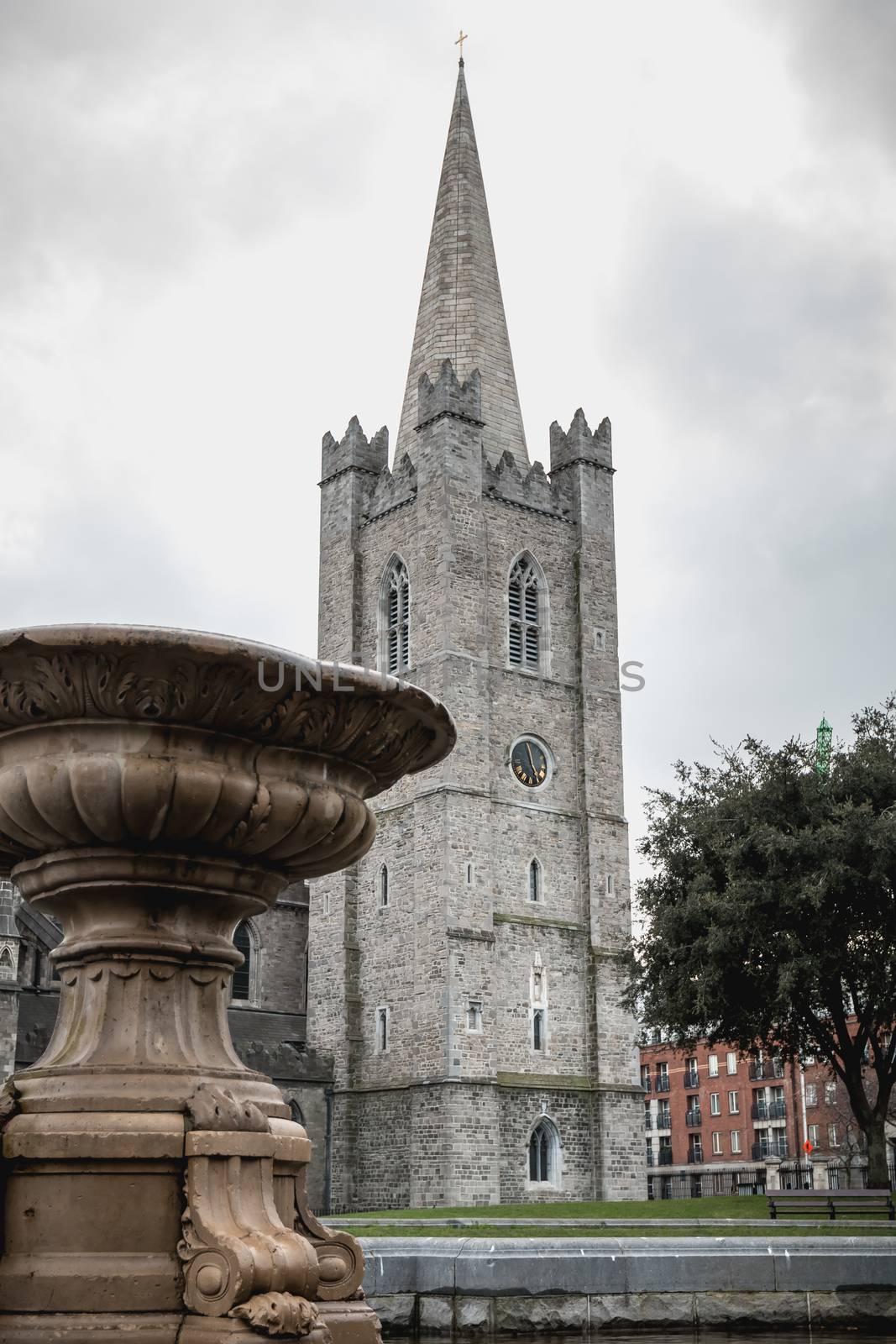 architectural detail of St Patrick s Cathedral by AtlanticEUROSTOXX