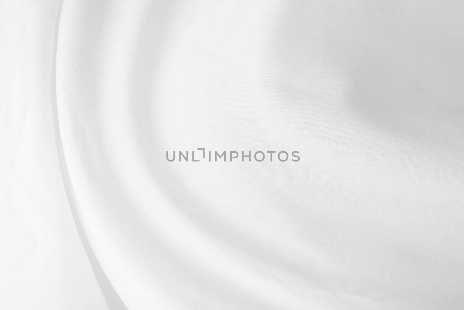 White cotton fabric texture background.