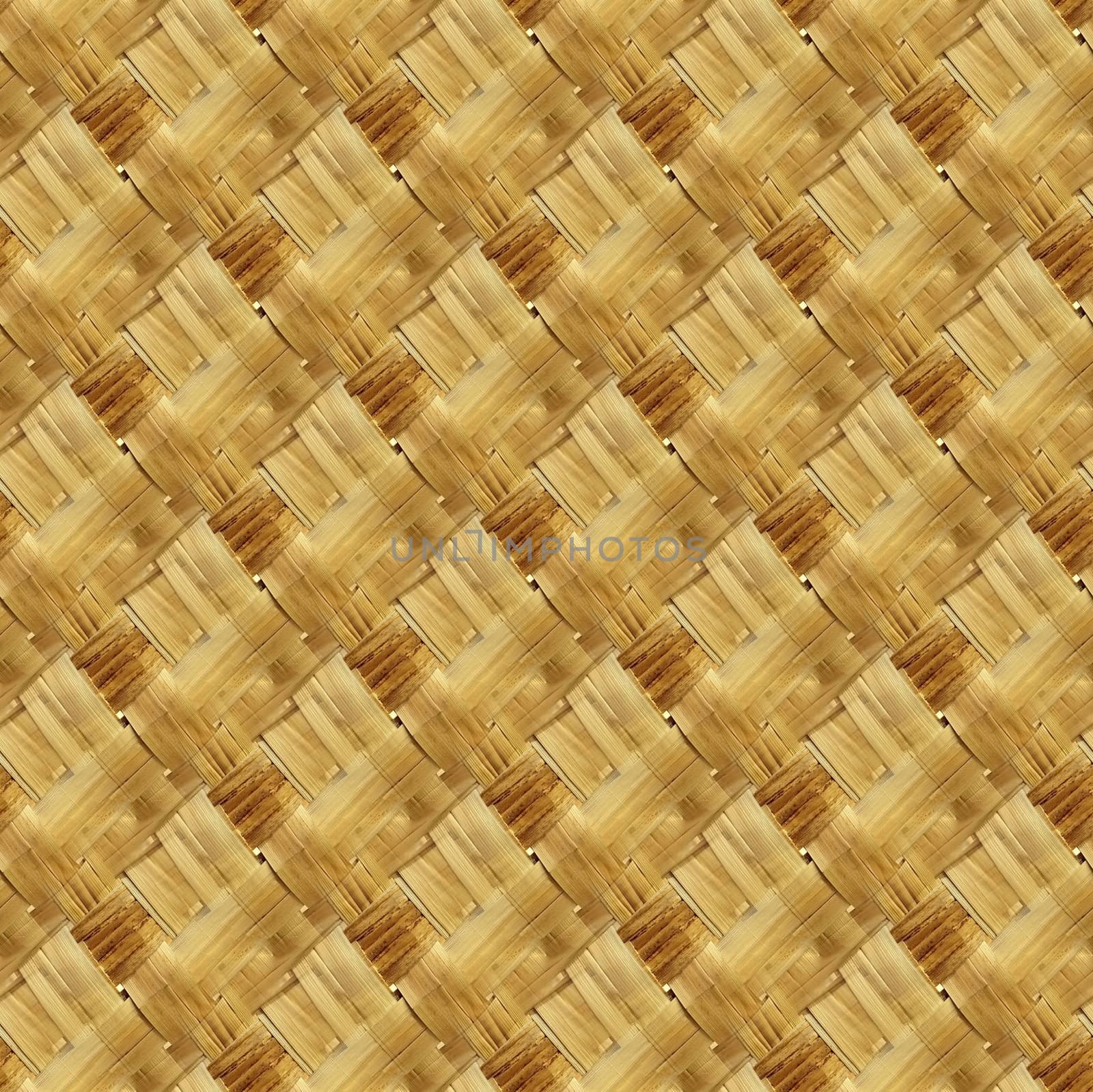 Seamless background of bamboo or rattan texture

