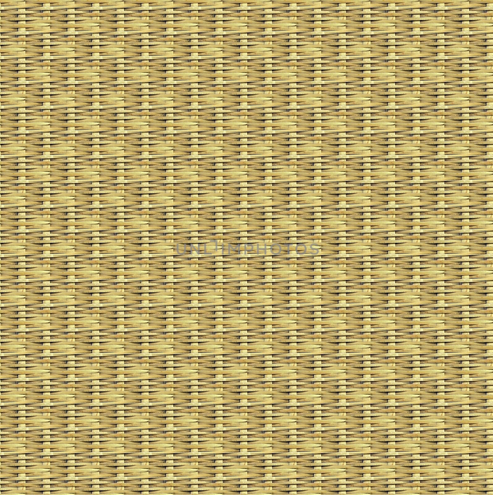 Seamless background of bamboo or rattan basket texture
