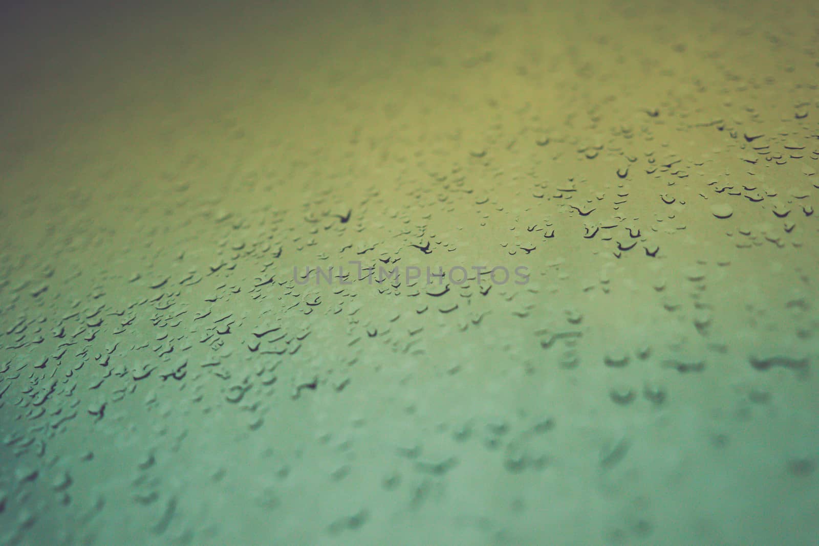 Raindrops on the glass window.shallow depth of field