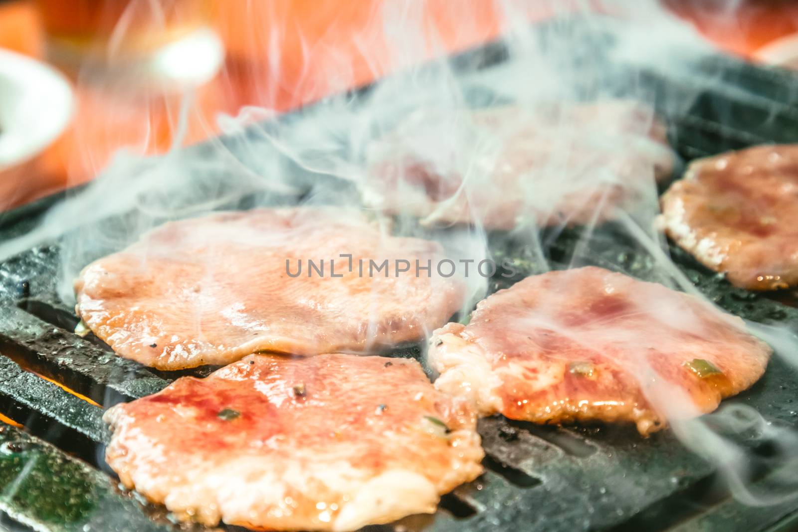 Pork slice for barbecue, Japanese food, Yakiniku