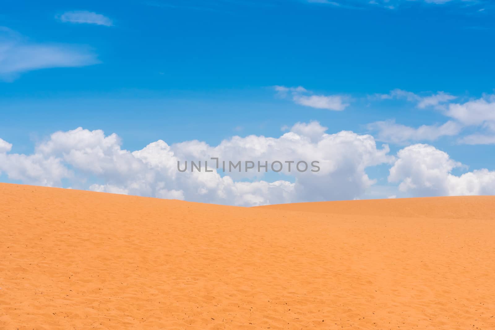 Yellow sand dunes in Mui Ne is a popular tourist destination of Vietnam