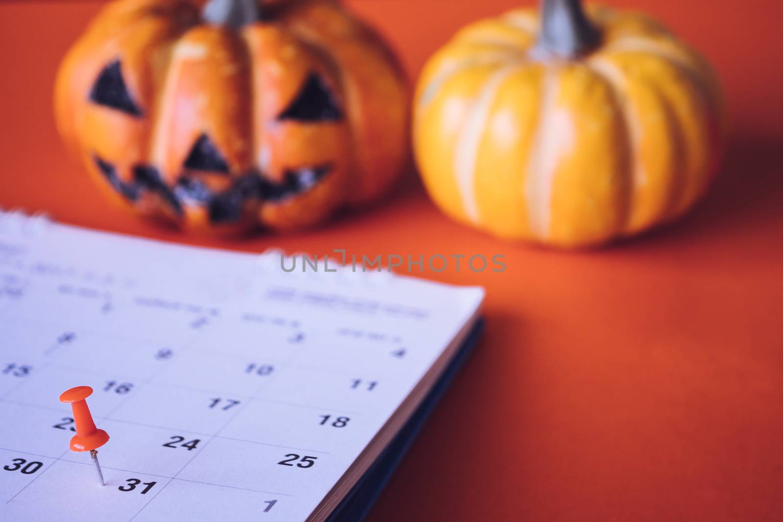 Halloween holiday concept, Pin on calendar event planning and halloween pumpkins.