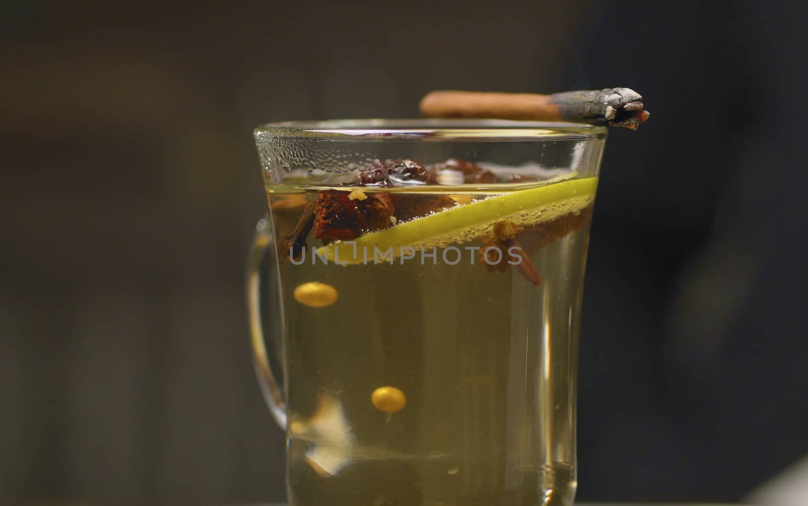 White Mulled Wine on the table by Alize