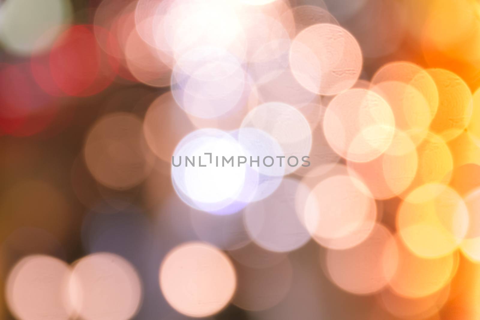 Bokeh light background.Vintage filter effect used. by ronnarong