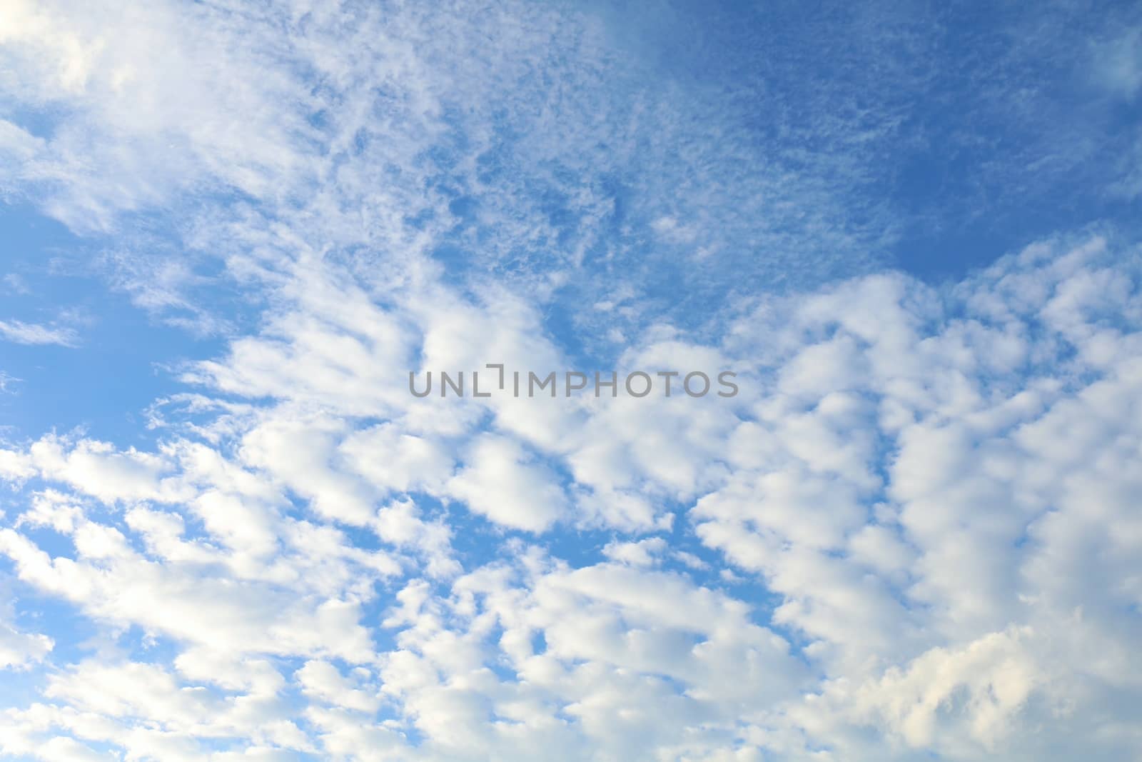 background blue sky and cloud nature