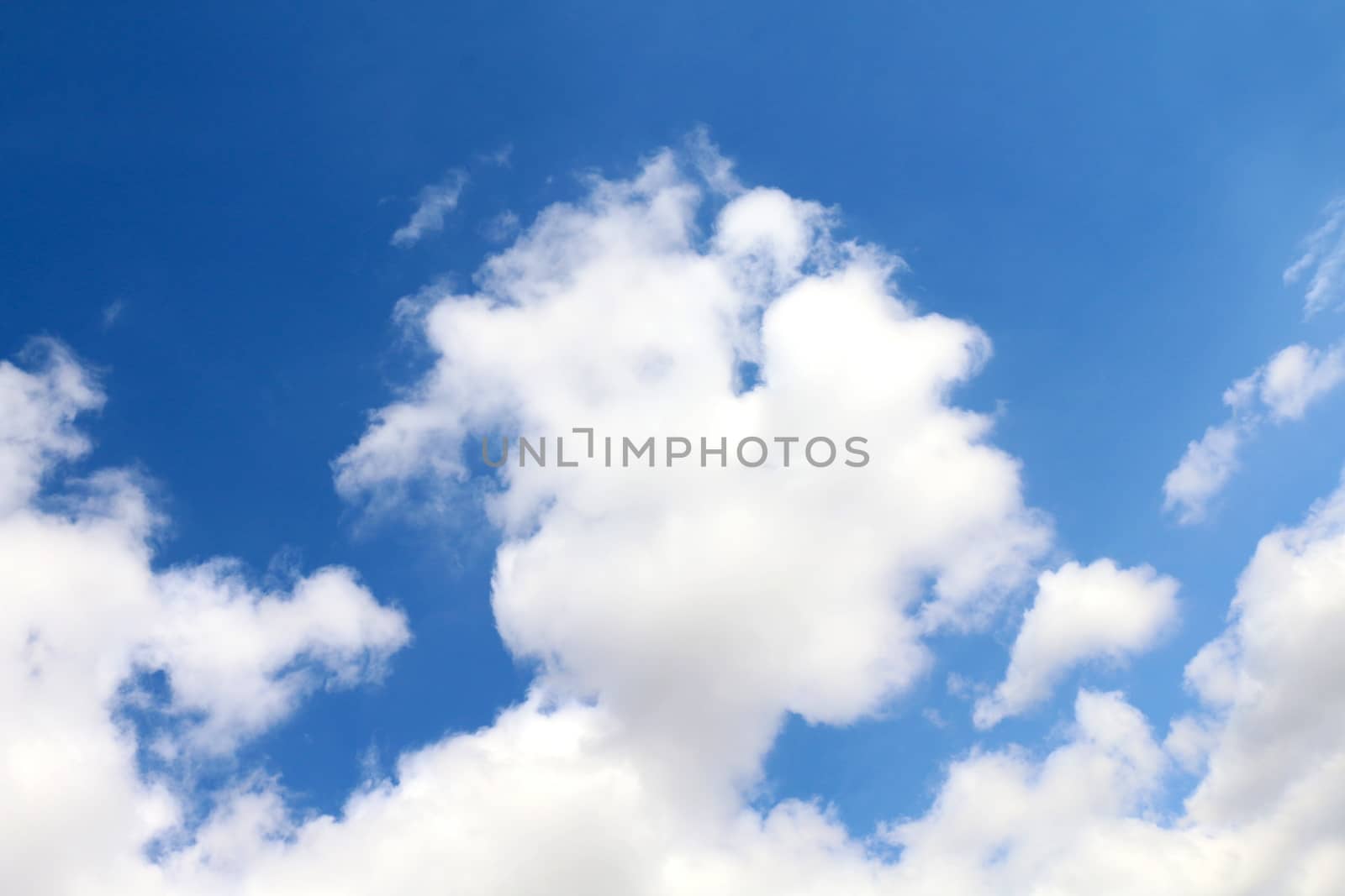 sky, sky with fluffy clouds big, sky blue cloud background, cloudscape sky clear by cgdeaw