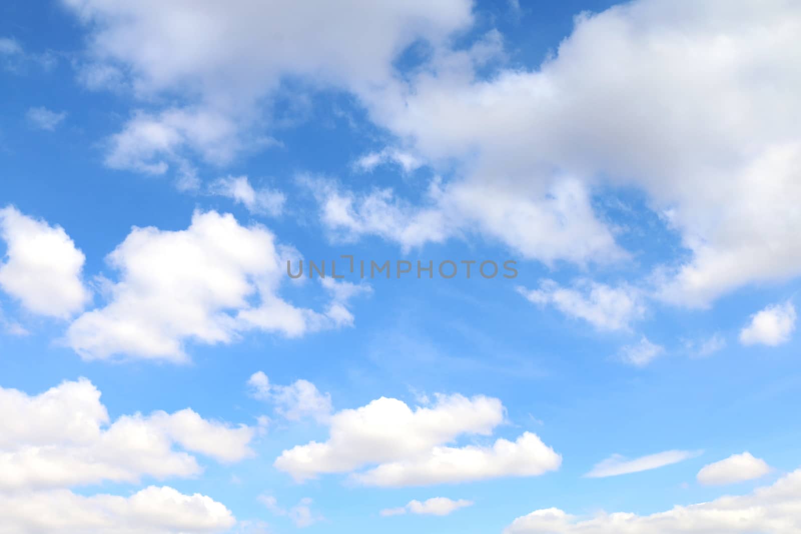 sky, sky with fluffy clouds, sky blue cloud background, cloudscape sky clear by cgdeaw