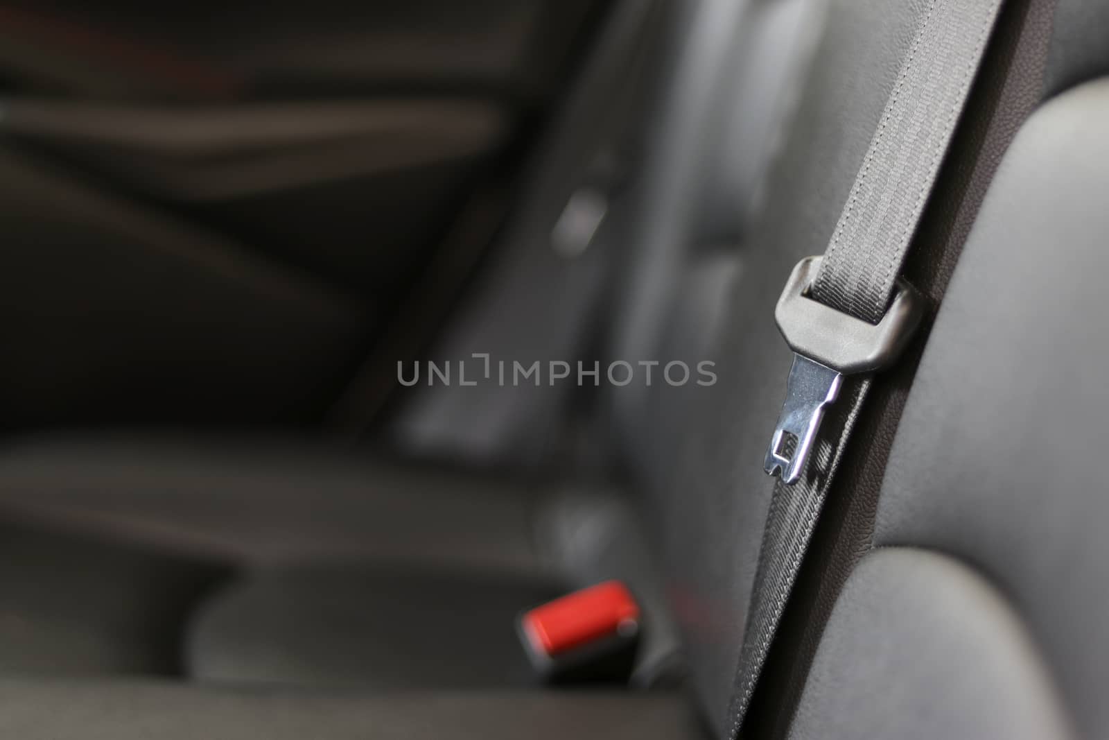 Safety belt inside the car. Seat belts are life saving devices from accidents.